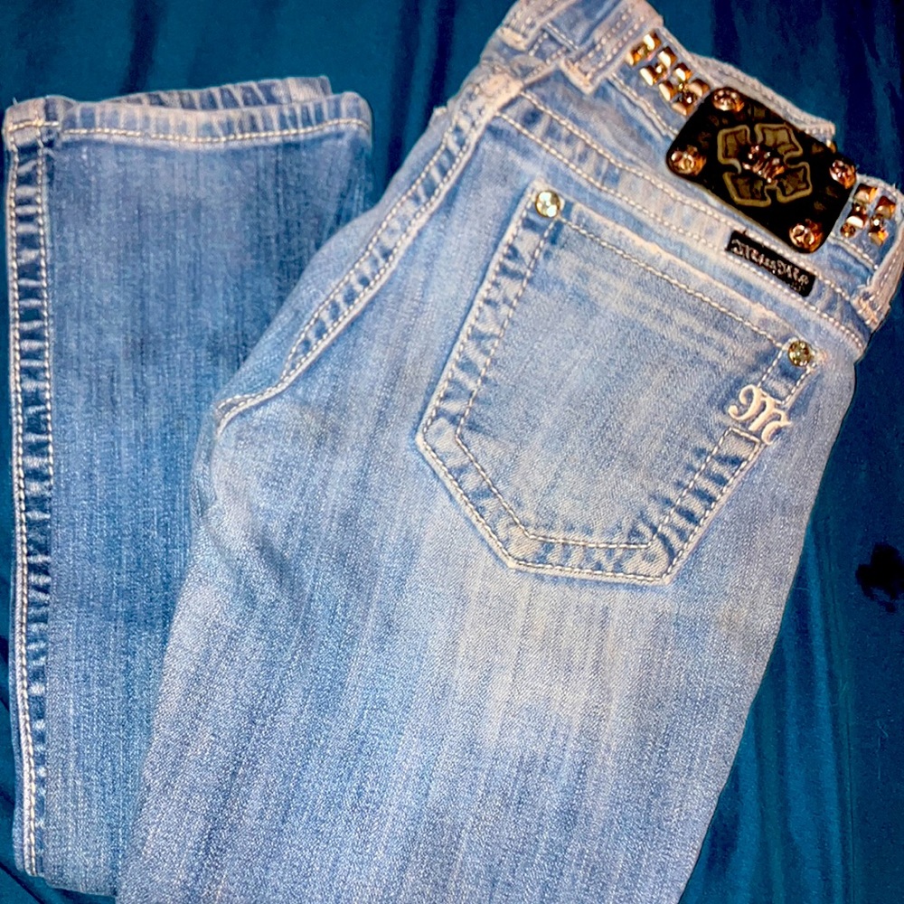 Miss Me Size 28 Distressed Skinny Jeans